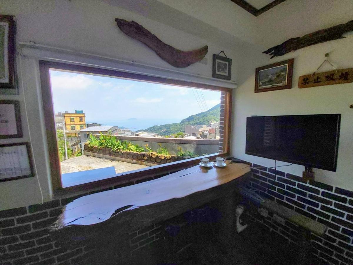 九份山海灣民宿 I 近老街 L 海景檜木房 Esterno foto
