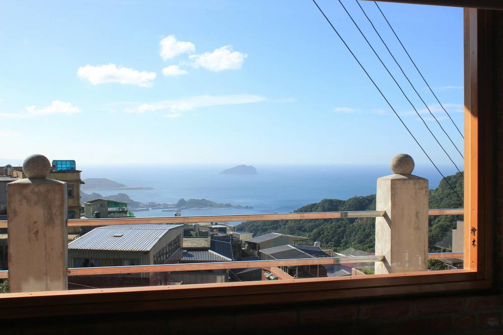 九份山海灣民宿 I 近老街 L 海景檜木房 Esterno foto